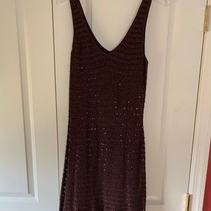 Crochet dress with jacket